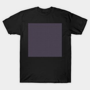 Houndstooth  by Suzy Hager      Amari Collection   107, Shades of Grey, Violet and Brown T-Shirt